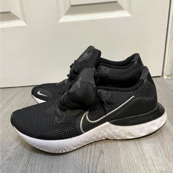 Nike Renew Black and White Athletic Sneakers
